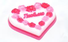 ChocoLatte / Мыло ручной работы пирожное "Сердце Люблю"