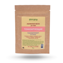 Levrana / Альгинатная маска для лица «Тонизирующая» / 30 г