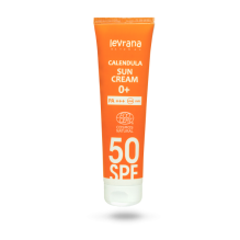 Levrana / Солнцезащитный крем для лица и тела «Календула 50SPF 0+»